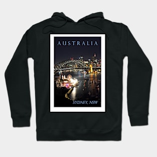 Sydney Night Skyline Hoodie